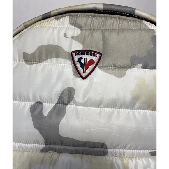 Rossignol UO Exclusive Puffer Backpack Bag White Camo Nylon Daypack main image 4
